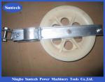Single Nylon Wheel Conductor Pulley Stringing Blocks For Transmission Line