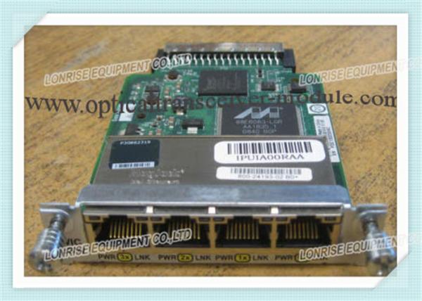 HWIC-4ESW Four port 10/100 Et h ernet Switch Interface Card HWIC-4ESW Cisco