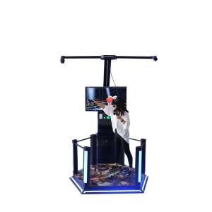 China Small Space 9D VR Game Machines Effective Anti-Winding Structure Easy Operation on sale