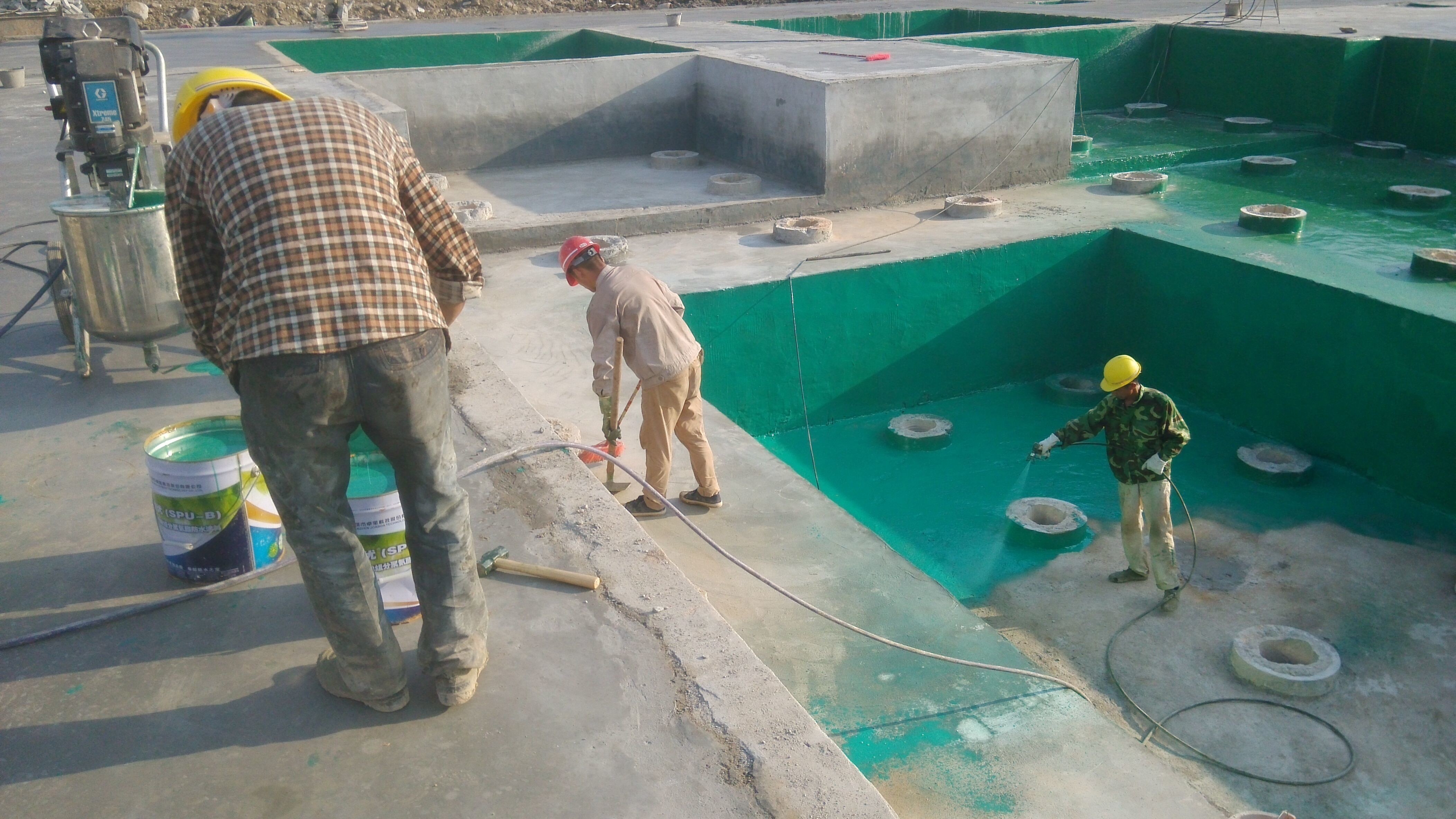SPU Overstrength Elastic One Component Polyurethane Waterproofing Coating