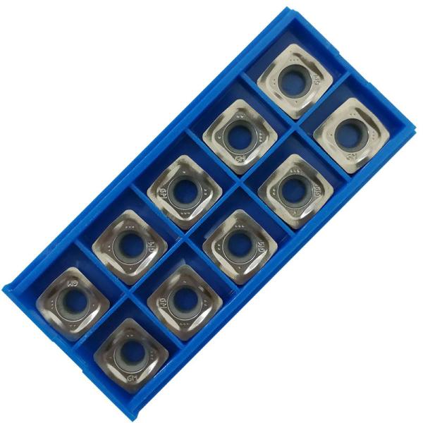 Tungsten Turning Inserts Silver SDMT Cutting Tool Inserts For Steel