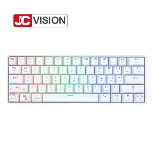 Buy cheap 60% Membrane Mechanical Keyboard 61 Keys Mini ABS Case RGB Hot Swap product