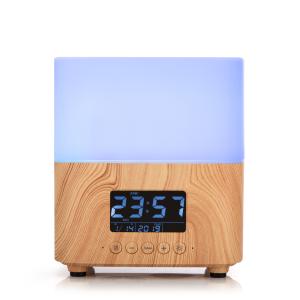 Buy cheap Hotel Ultrasonic Aroma Mist Essential Oil Diffuser Alarm Clock product