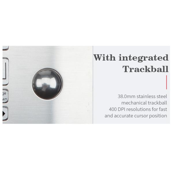 86 Keys IP65 ATM Machine Keyboard Vandal Proof Stainless Steel Kiosk