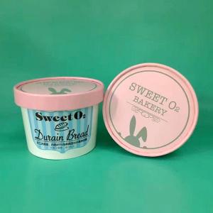 12 Oz Ice Cream Paper Cups With Print Double Pe Lined Food Grade Paperboard