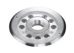 China Purple Stainless Steel Pool Fountain Light 27 Watt IP68 , Underwater LED Lamp on sale