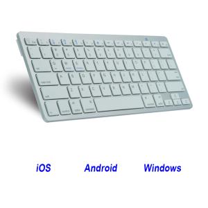 Buy cheap 78 Keys Portable Bluetooth Keyboard For Ios Android Windows 3 In 1 product