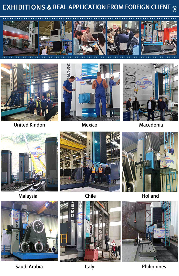 10000-40000kg Table Loading Capacity In CNC Horizontal Boring And Milling Machine