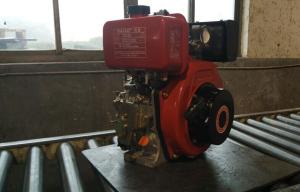 China Electric Starter 6.3kw 1800rpm Power Tiller Engine Single Cylinder KA186FSE on sale
