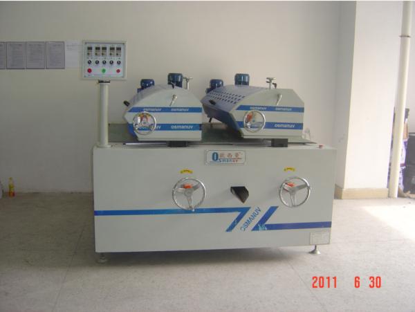Quality 10KW 2m/Min Flat Offline Uv Roll Coating Machine With Conveyor Belt for sale