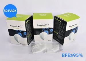 China Antibacterial 4 Ply Mask N95 Respirator En149 2001 Ffp2 Standard 95*175mm on sale