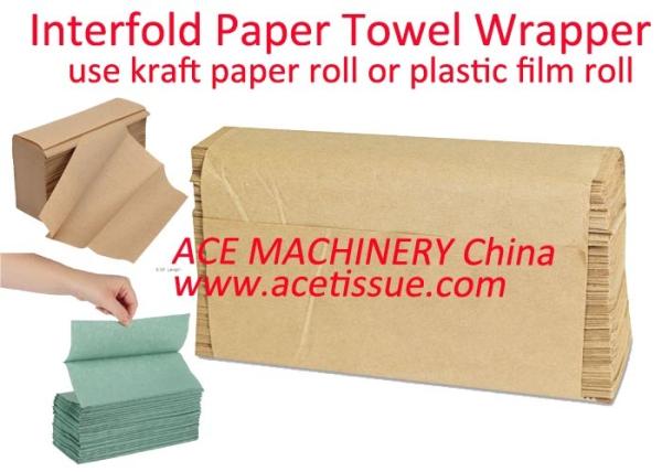 Quality Automatic Paper Wrapping Machine Auto Transfer For Hand Towel for sale