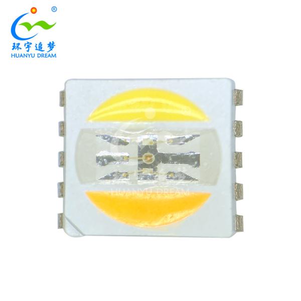 Quality 5050 0.2W RGBCW RGBW SMD LED Chip Multi Color Light Emitting Diode for sale