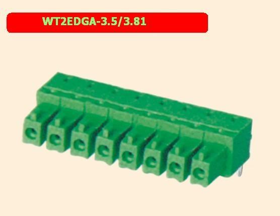 Quality 300V Screw Terminal Block Connector 2P-24P 3.5 / 3.81 Mm  Pitch  Fence Type for sale