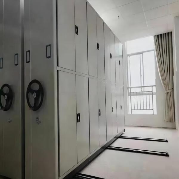 Quality Q235B Library File Mobile Shelving System , MOVO Mobile Racking Warehouse for sale