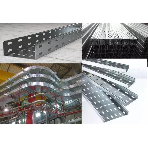 Electrical Wires Tray 600mm Trunk Cable Tray Roll Forming Machine Cable Tray Line