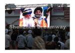 High Brightness P10 Led Full Color Display with MBI5024 IC 160 x 160 mm