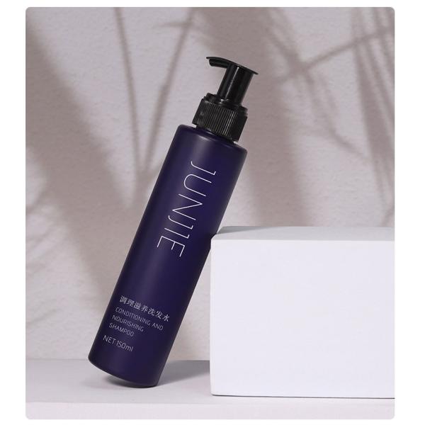 Cosmetic Eye Cream Pump Bottle Cylindrical Pet Bottles 150ml With Screen Printing Surface Handling