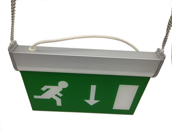 Quality LED Suspending Double Sided Emergency Exit Sign With 3 Hours Operation for sale