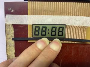 Buy cheap Positive Reflective Polarizer TN LCD Display Custom 7 Segment For Hour Meter product
