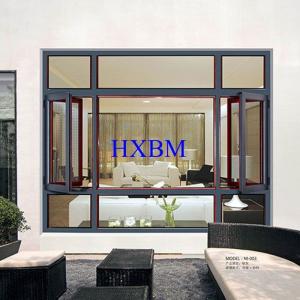 Villa Use Resistant Aluminum Clad Wood Windows 6063 -T5 Aluminum Profile ROTO Hardware