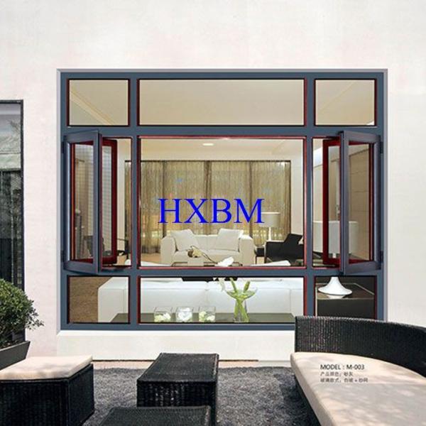 Quality Villa Use Resistant Aluminum Clad Wood Windows 6063 -T5 Aluminum Profile ROTO Hardware for sale