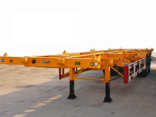 Quality 40 Foot Container 2 Axles Skeletal Trailers For Sale for sale