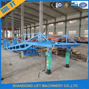 Buy cheap 6 - 15T Mobile Dock Leveler Warehouse Hydraulic Container Loading Ramps product