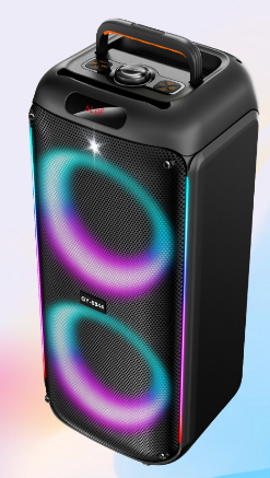 50W Portable Party Speaker with Bluetooth and LED Lighting