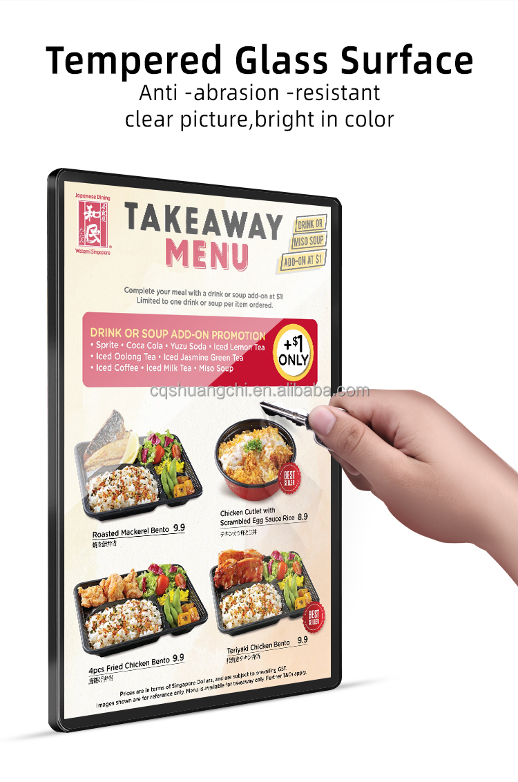 Wall Mount Installation A1 A2 A3 A4 LED Light Box for Illuminated Advertising Display