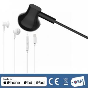 Buy cheap Apple MFi Certified Mono Earphone With Lightning Connector product