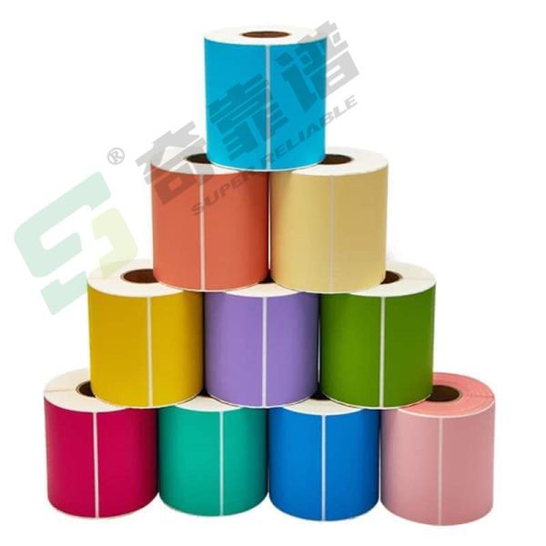 Colorfull Adhesive Label Adhesive Sticker Blank Sticker adhesiev Label in Roll