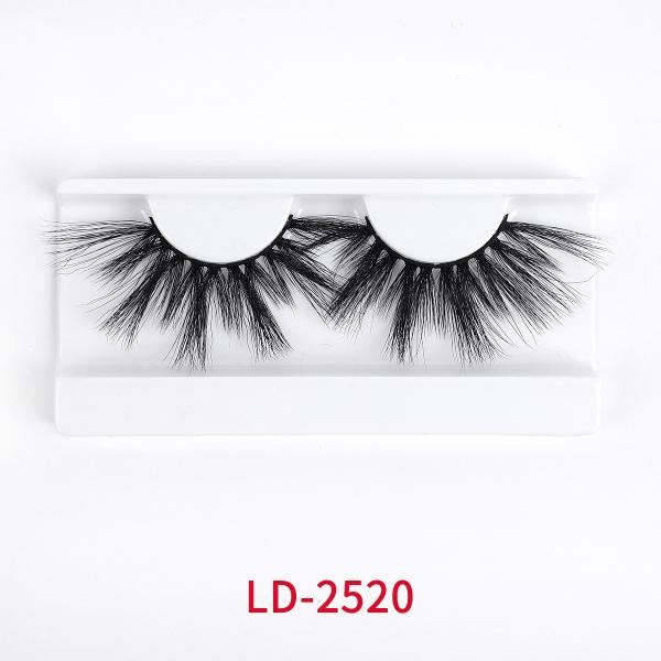 Quality Super Soft 3D 25mm Real Mink Lashes With Regular Packaging for sale