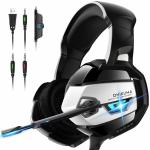Mute Function 2.2m 2.2kohm Onikuma K5 Wired Gaming Headset