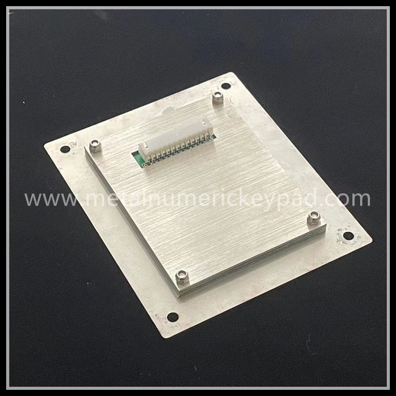 12 Key ATM Metal Mechanical Keyboard Access Control For Self Service Equipment