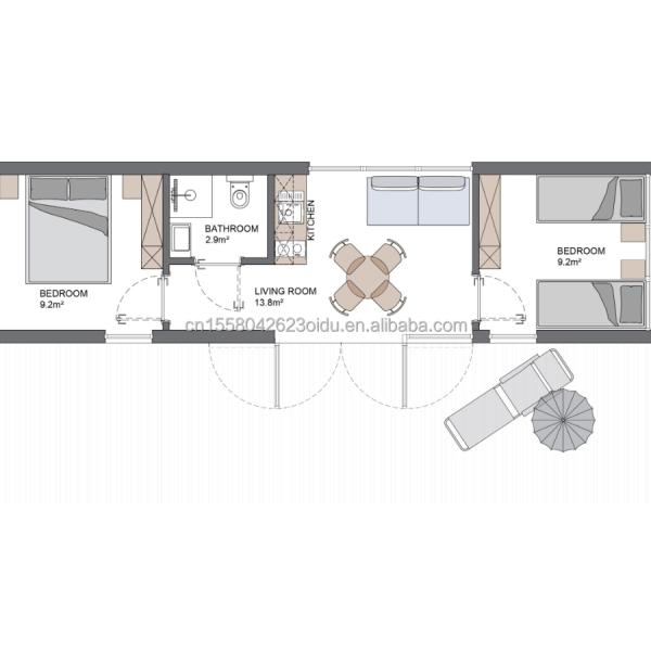 Modern Design Prefabricated Container Swimming Pool Made of Galvanized Steel Square Tubes for Outdoor Vacations Hotels Parties or Office