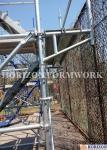 Q235 Steel Pipe Ringlock Scaffolding System Scaffold Board Brackets 0.65m Width