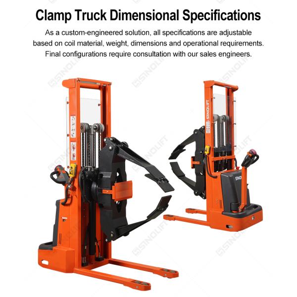 CDD500-R1200 Automatic Pressure-Adjusting Roll Clamp Stacker