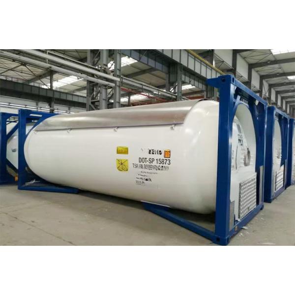 9 High Stacking T50 LPG Liquid Chlorine Gas 20ft ISO Tank Container 18/23.45Bar Pressure