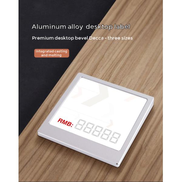 Metal Acrylic Sign Holder Table Display Stand Name Card Label Easy To Install