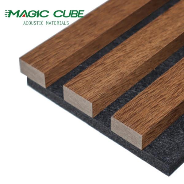Quality Easy Installation Wrapped Aku Panel Decorative 3 Side Sound Absorption Board for sale