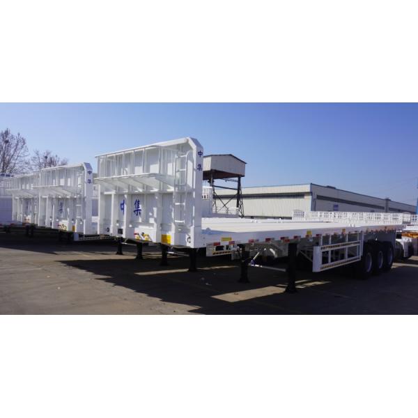 Flatbed Semi Trailer for Sale with Front Wall | Flatbed Semi Trailer Manufacturers | CIMC Trailers for Sale