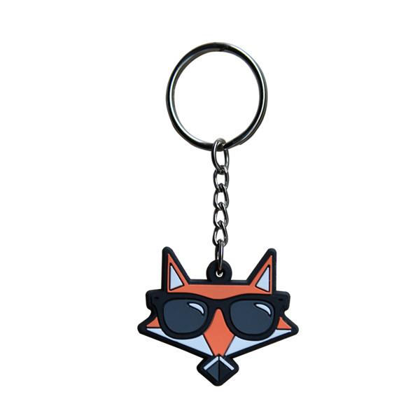Quality Custom Made Soft PVC Keyring Cute Promotional 3D PVC Keychains for sale