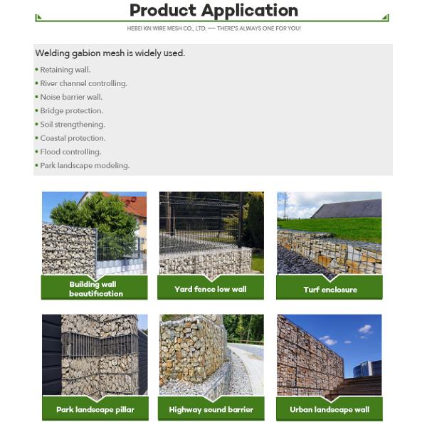 Practical Gabion Retaining Wall With Cover Stable Gridwall Panels Welded Gabion Basket
