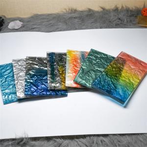 Acid Etched Art Decorative Glass Gradient Textured Window Figured Glass