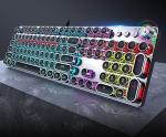 Ergonomic Mechanical PC Keyboard RGB Computer Keyboard Cool High Durability