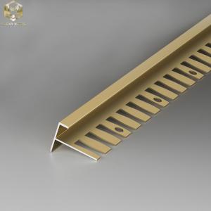 Buy cheap ODM 10mm Square Edge Tile Trim Panel Extrusions Stair Nosing product