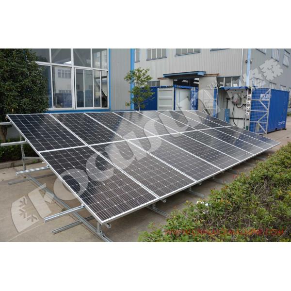 Containerized Cold Room with Lead-Acid Battery Solar Power Panel and Video Inspection