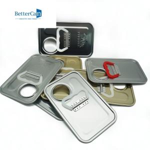 Square Tinplate Paint Can Accessories With Handle / Cap