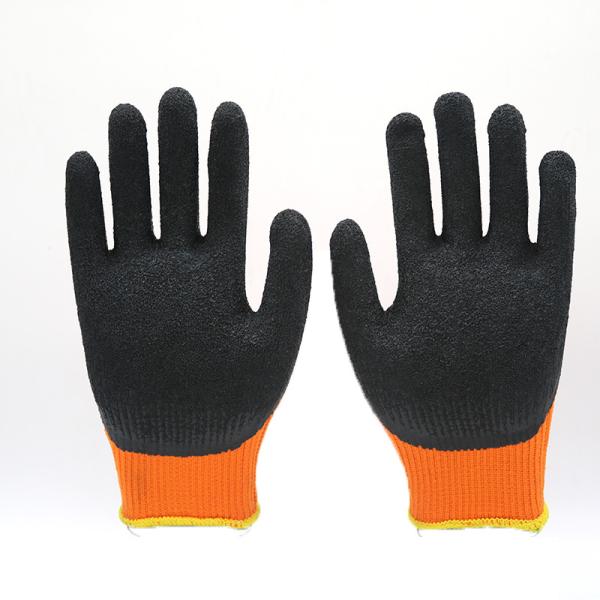 Quality Palm Coated Warm Winter Work Gloves Brushed Acrylic Material Anti Cold for sale